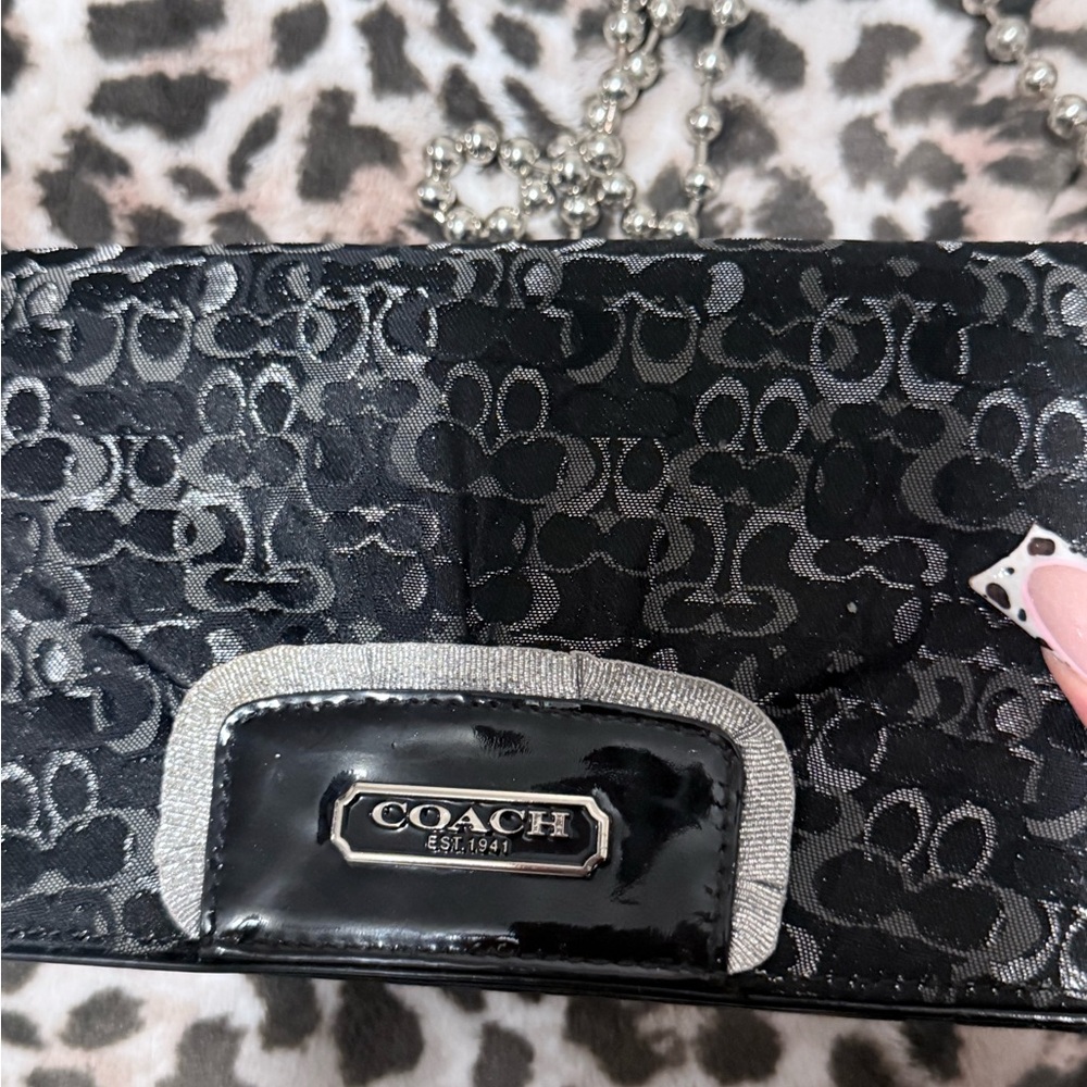 Coach black & silver optic pattern - Picture 5 of 8